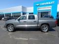 2008 Brilliant Black Dodge Dakota Laramie Crew Cab 4x4  photo #3