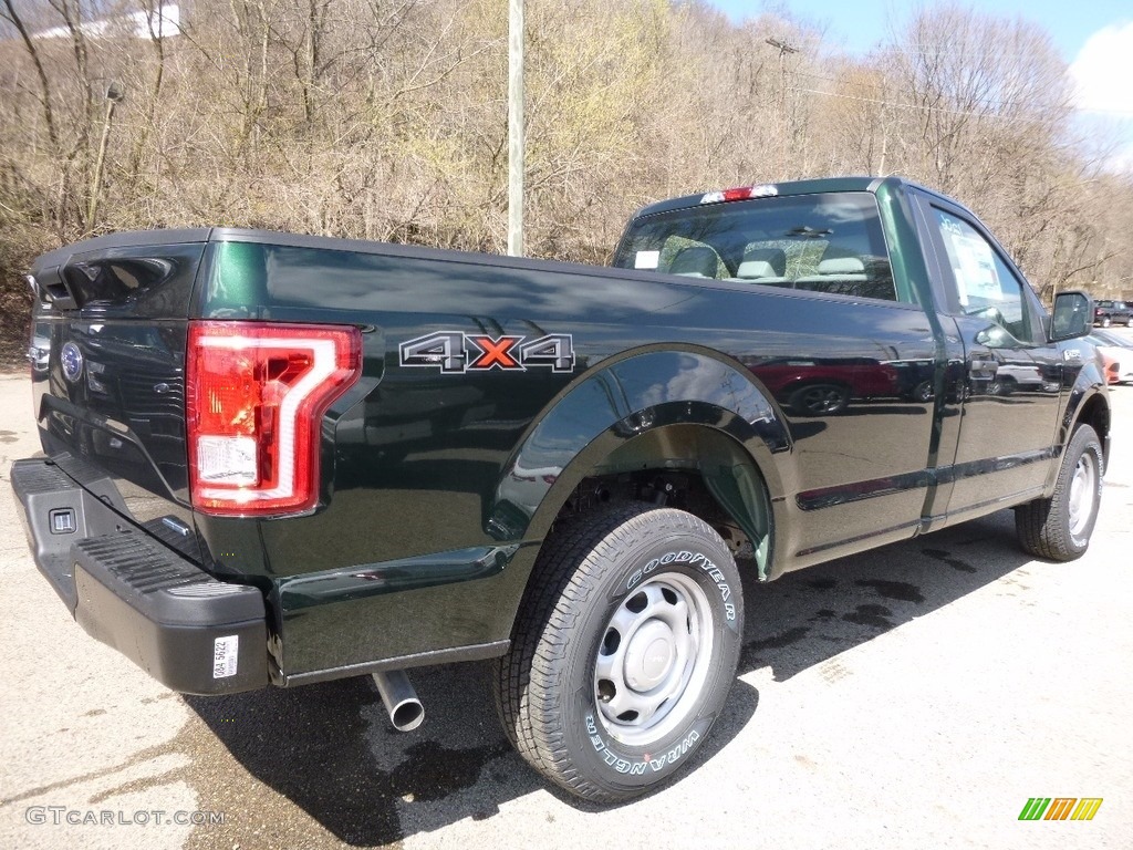 2016 F150 XL Regular Cab 4x4 - Green Gem / Medium Earth Gray photo #4