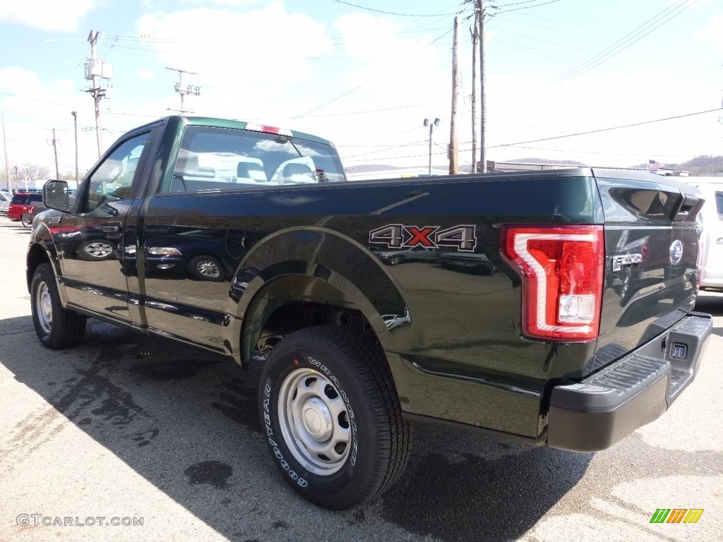 2016 F150 XL Regular Cab 4x4 - Green Gem / Medium Earth Gray photo #6