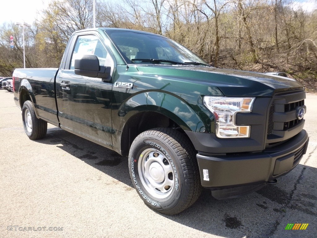 Green Gem 2016 Ford F150 XL Regular Cab 4x4 Exterior Photo #112306116