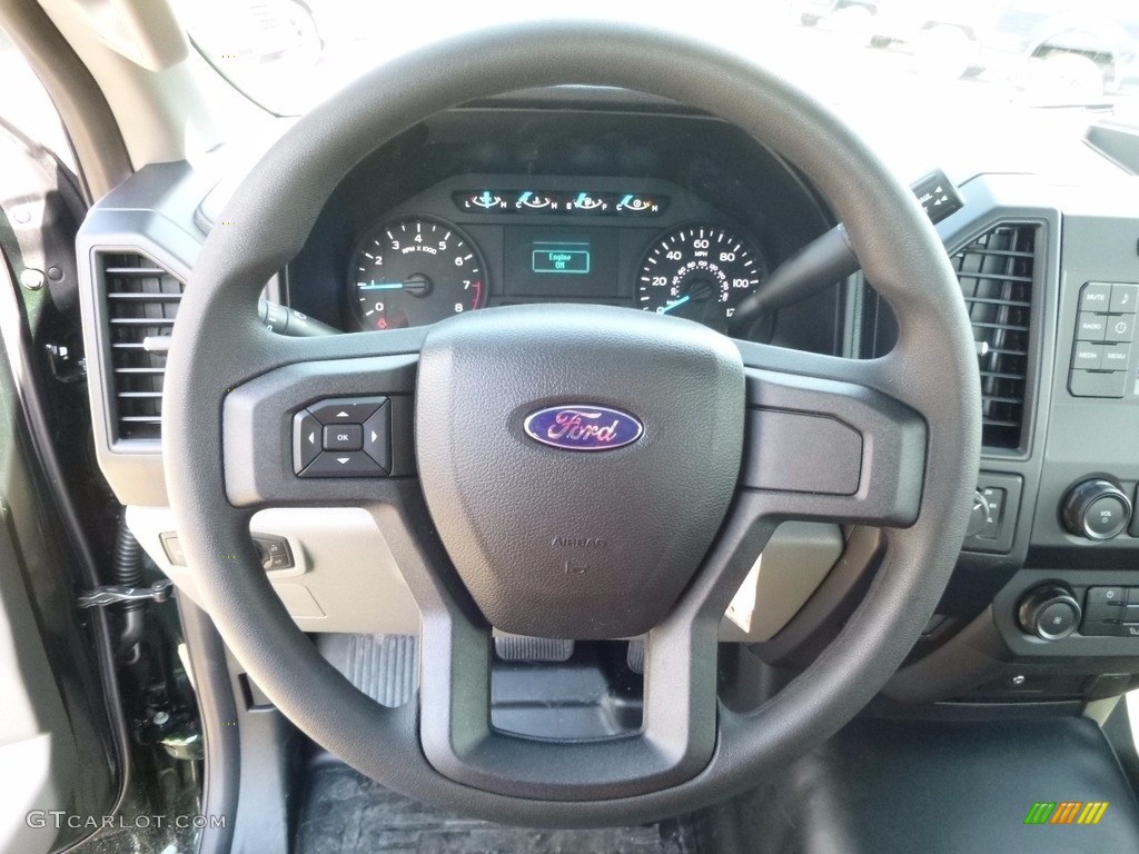 2016 F150 XL Regular Cab 4x4 - Green Gem / Medium Earth Gray photo #16