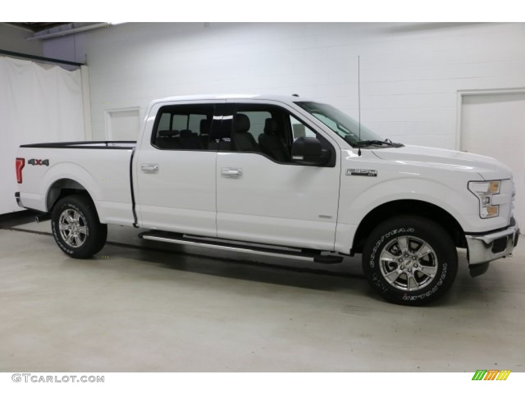 2016 F150 XLT SuperCrew 4x4 - Oxford White / Medium Earth Gray photo #1