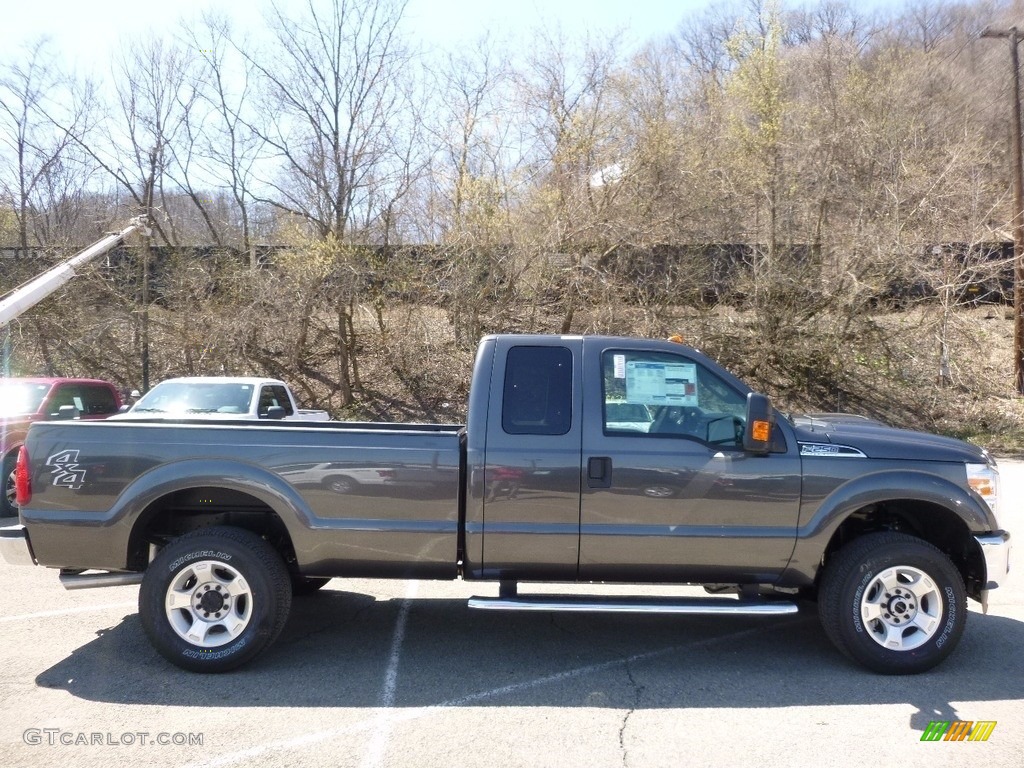 2016 F250 Super Duty XLT Super Cab 4x4 - Magnetic Metallic / Steel photo #1