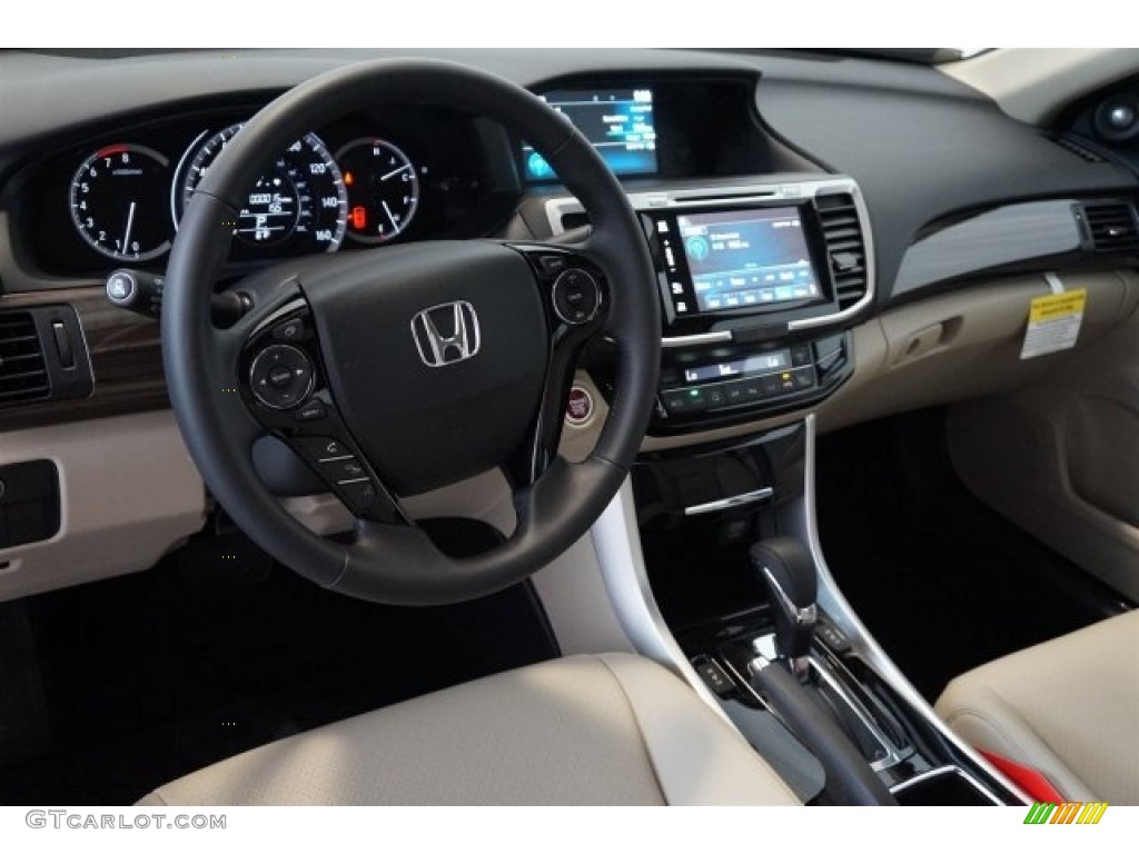 2016 Accord EX-L V6 Sedan - Basque Red Pearl II / Ivory photo #10