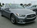 2015 Graphite Shadow Infiniti Q50 3.7  photo #1