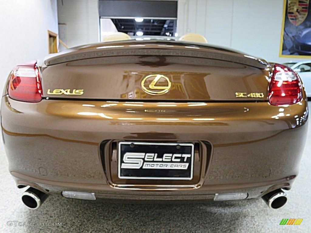 2008 SC 430 Convertible - Tigereye Mica / Camel photo #9