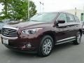 2015 Midnight Garnet Infiniti QX60 3.5 AWD  photo #16