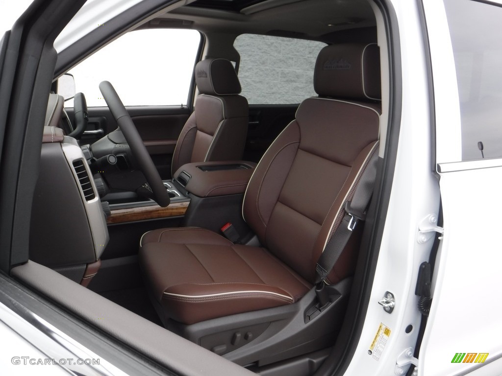 2016 Chevrolet Silverado 1500 High Country Crew Cab 4x4 Front Seat Photo #112310820