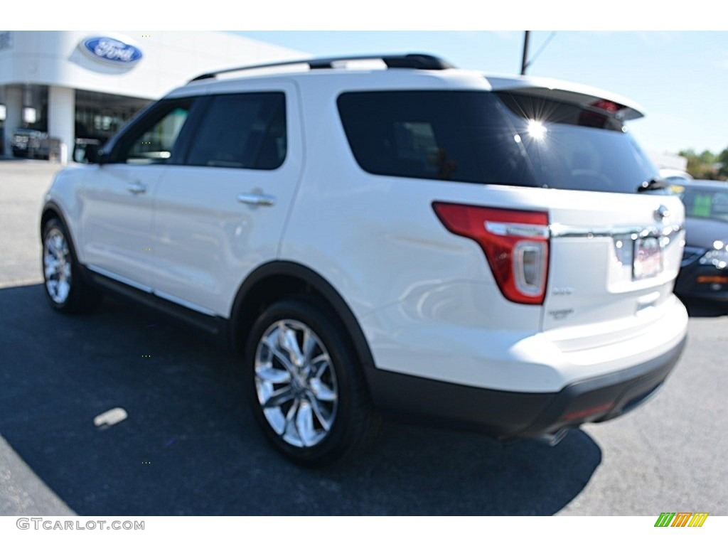 2012 Explorer XLT - White Suede / Medium Light Stone photo #5