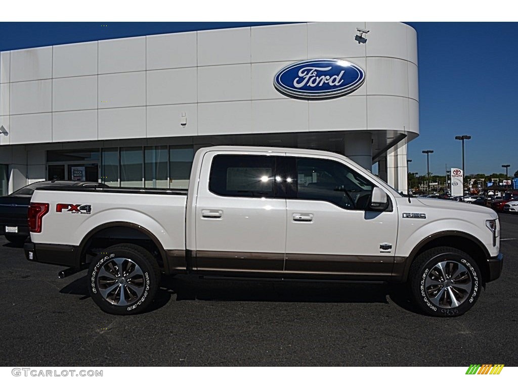 2016 F150 King Ranch SuperCrew 4x4 - White Platinum / King Ranch Java photo #2