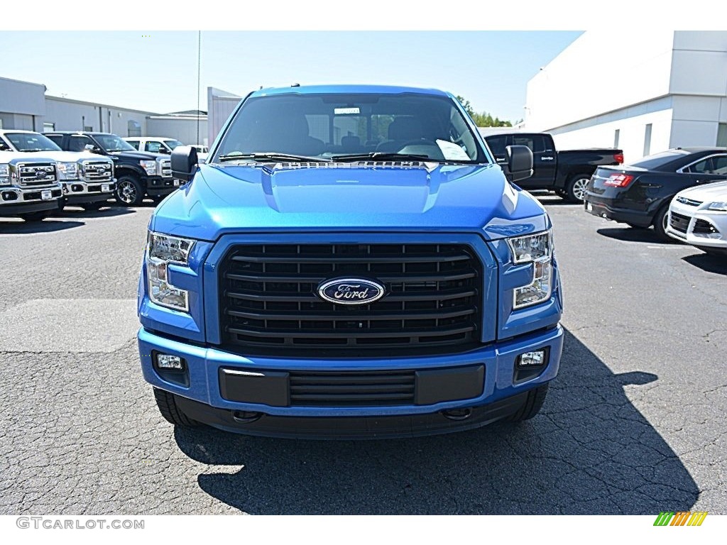 2016 F150 XLT SuperCrew 4x4 - Blue Flame / Black photo #4