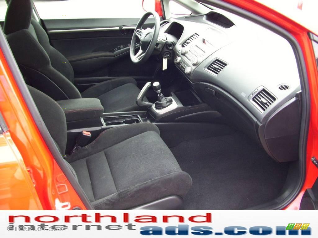 2007 Civic Si Sedan - Rallye Red / Black photo #17