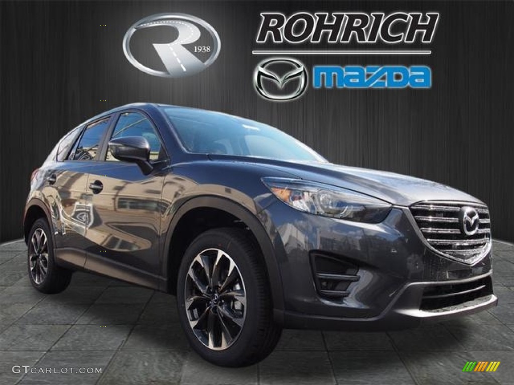 2016 CX-5 Grand Touring - Meteor Gray Mica / Black photo #1