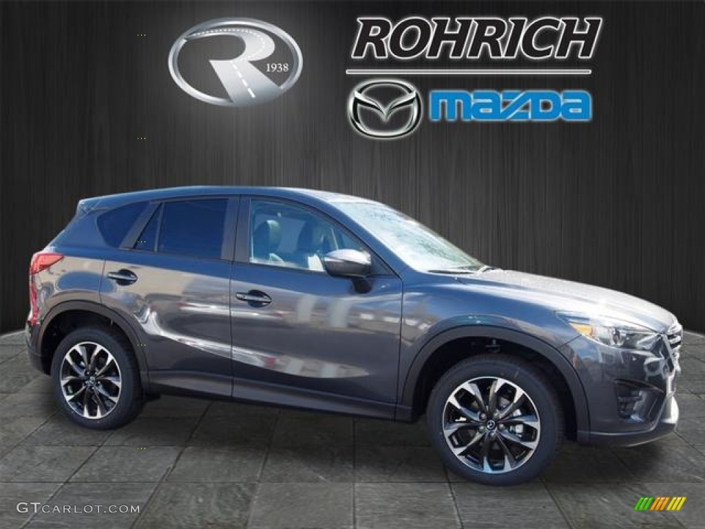 2016 CX-5 Grand Touring - Meteor Gray Mica / Black photo #2