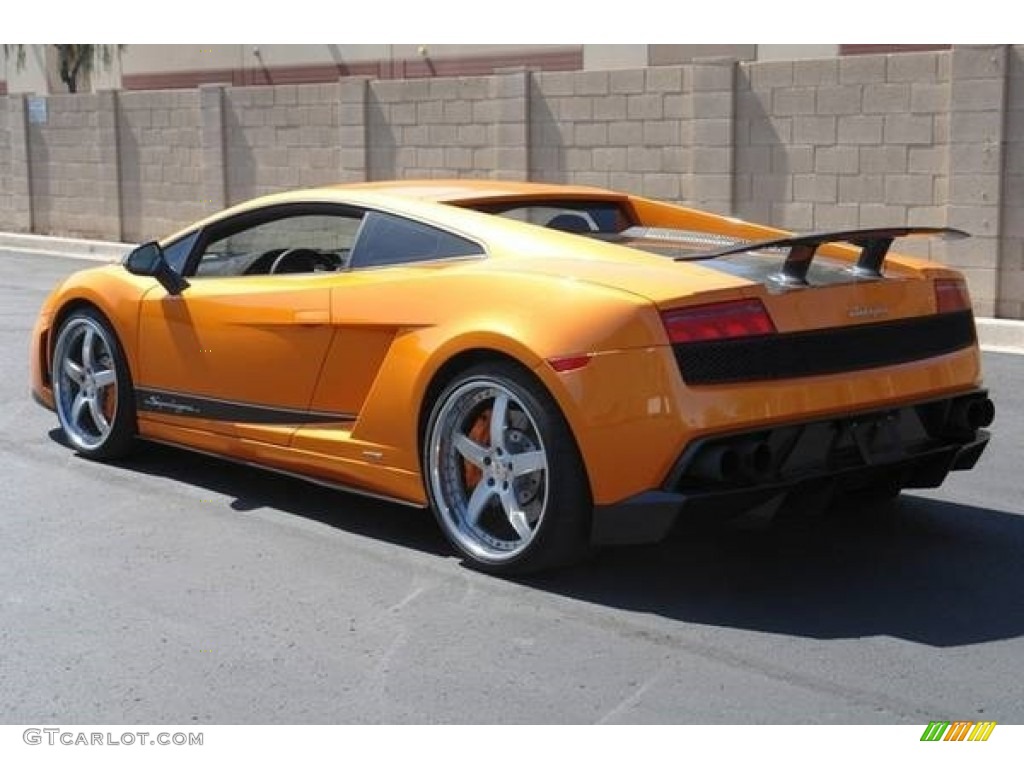 2010 Gallardo LP570 Superleggera - Arancio Borealis (Orange) / Black photo #4