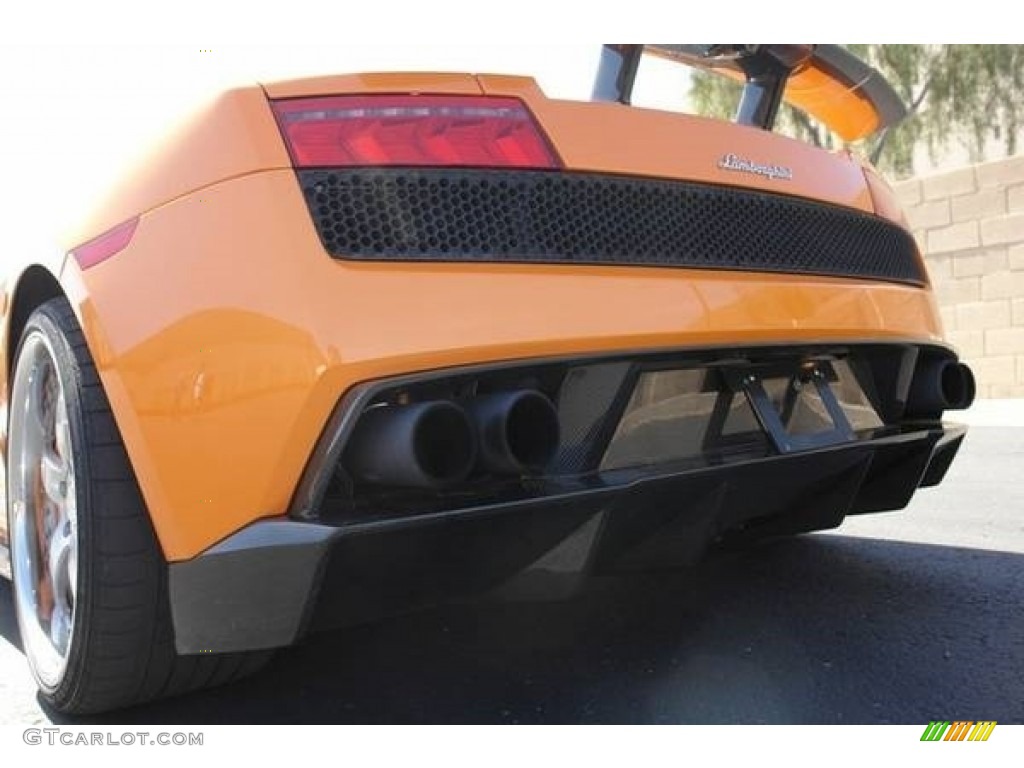 2010 Gallardo LP570 Superleggera - Arancio Borealis (Orange) / Black photo #8