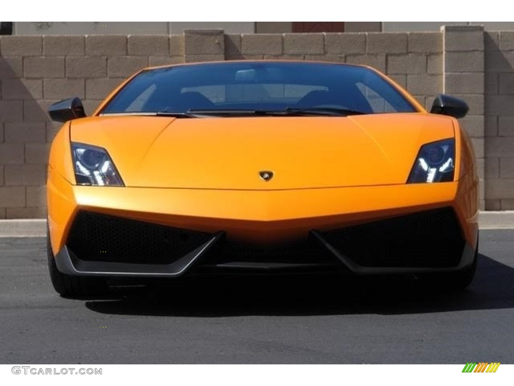 2010 Gallardo LP570 Superleggera - Arancio Borealis (Orange) / Black photo #12