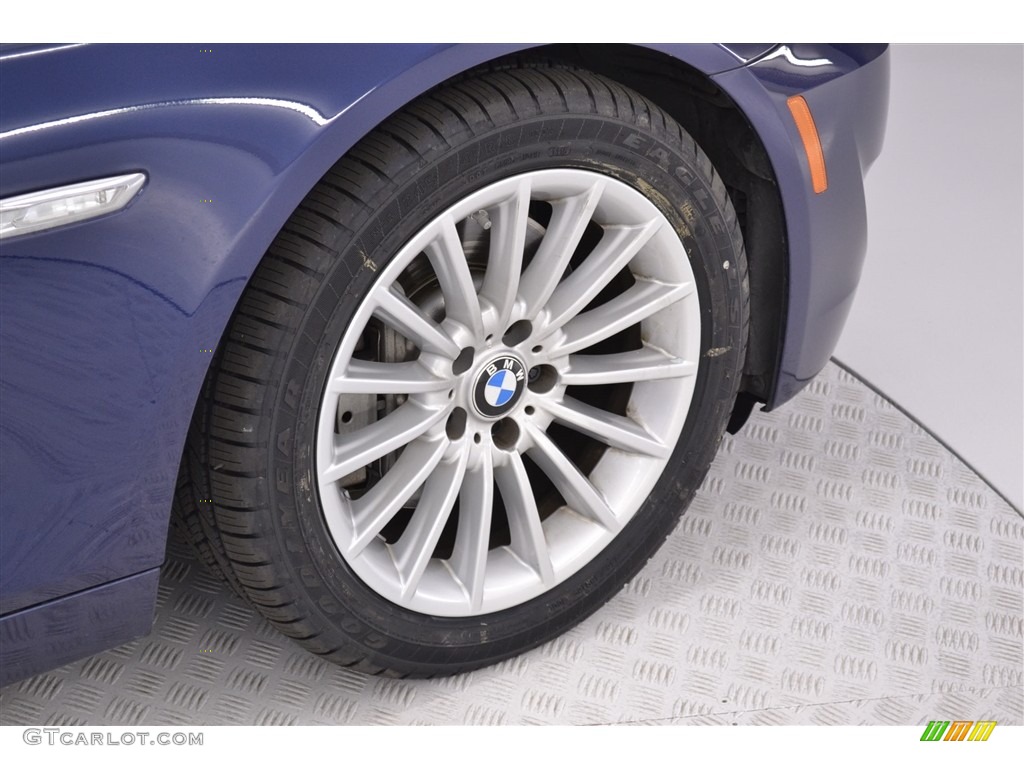 2013 5 Series 535i Sedan - Deep Sea Blue Metallic / Oyster/Black photo #9
