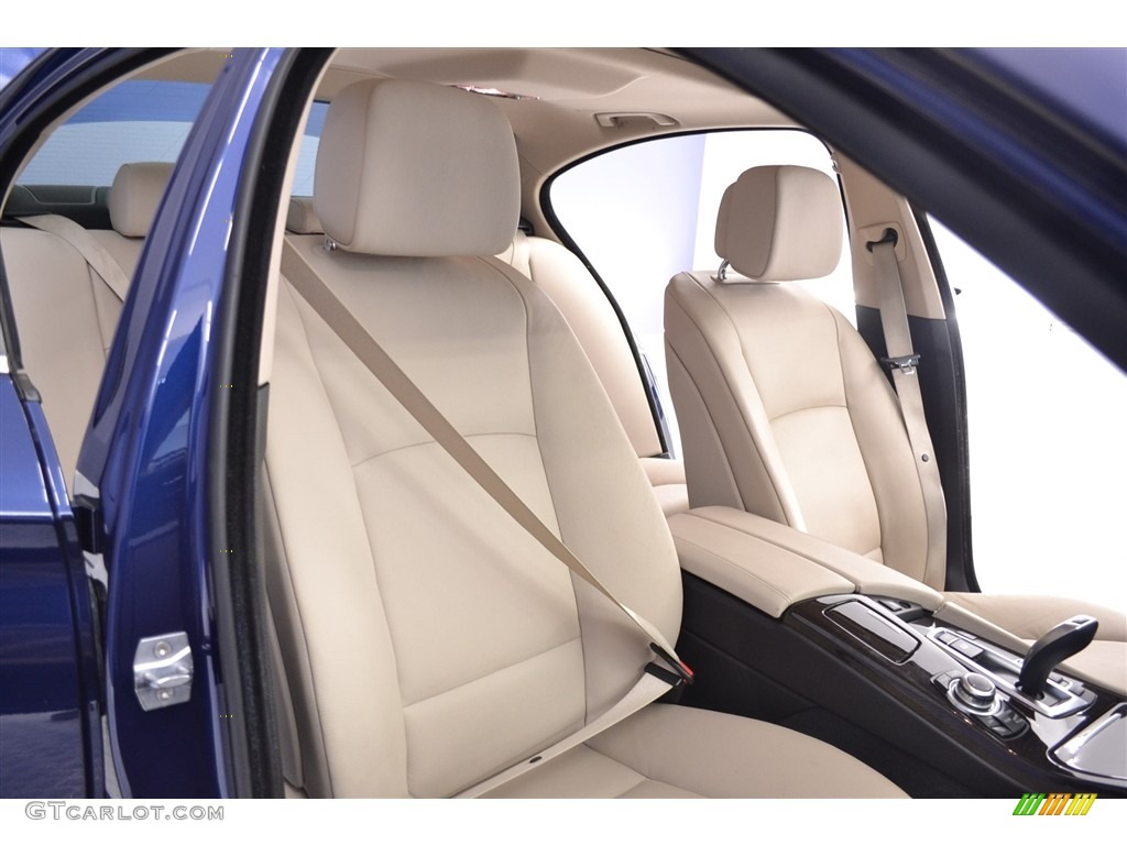 2013 5 Series 535i Sedan - Deep Sea Blue Metallic / Oyster/Black photo #18
