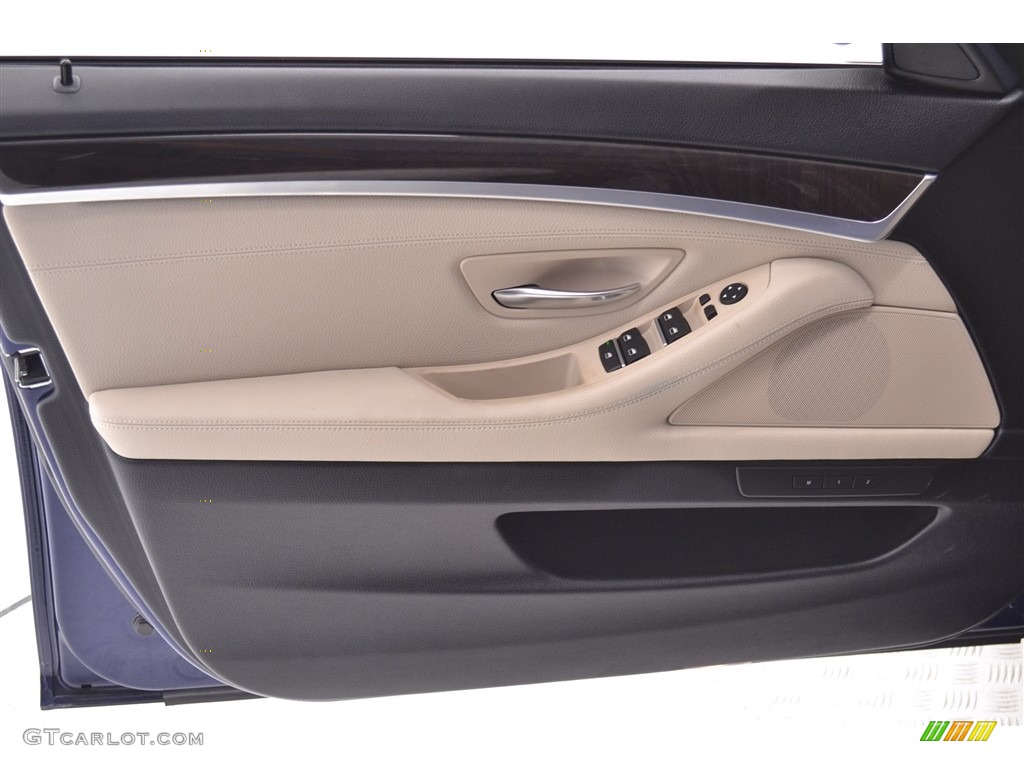 2013 5 Series 535i Sedan - Deep Sea Blue Metallic / Oyster/Black photo #21