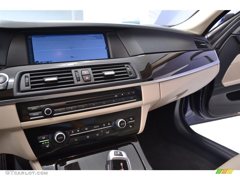 2013 5 Series 535i Sedan - Deep Sea Blue Metallic / Oyster/Black photo #23