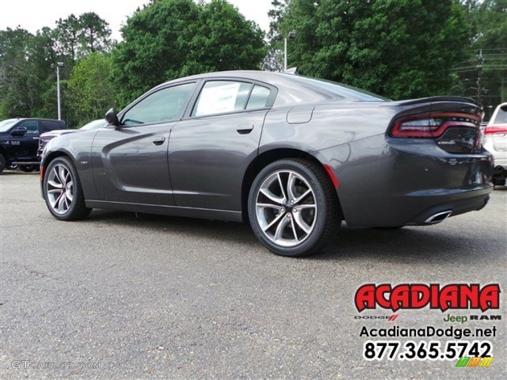 2016 Charger R/T - Granite Crystal Metallic / Black photo #2