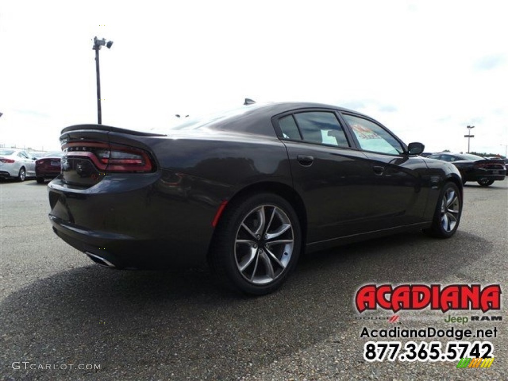 2016 Charger R/T - Granite Crystal Metallic / Black photo #3