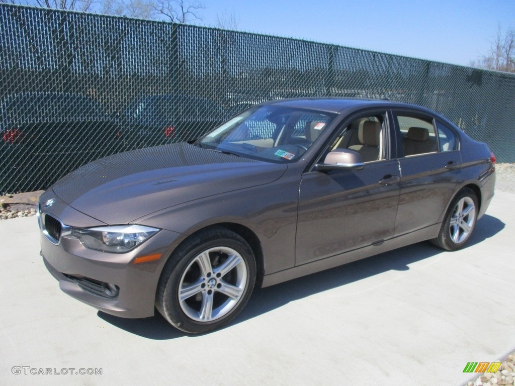 2014 3 Series 320i xDrive Sedan - Sparkling Bronze Metallic / Venetian Beige photo #8