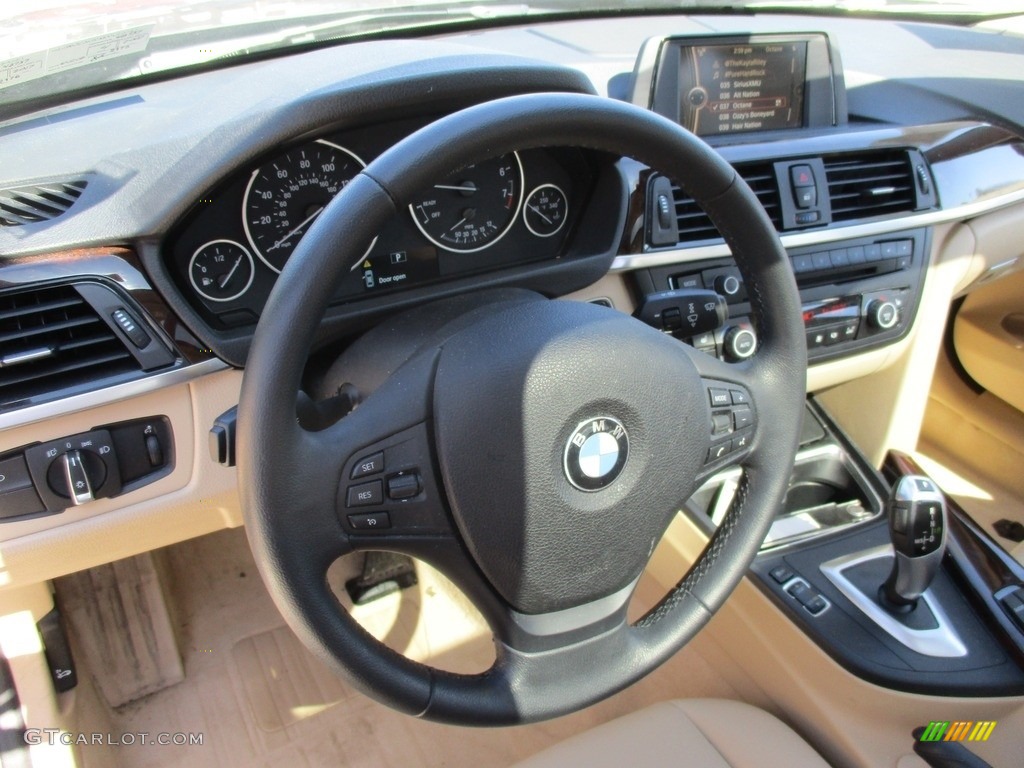 2014 3 Series 320i xDrive Sedan - Sparkling Bronze Metallic / Venetian Beige photo #15