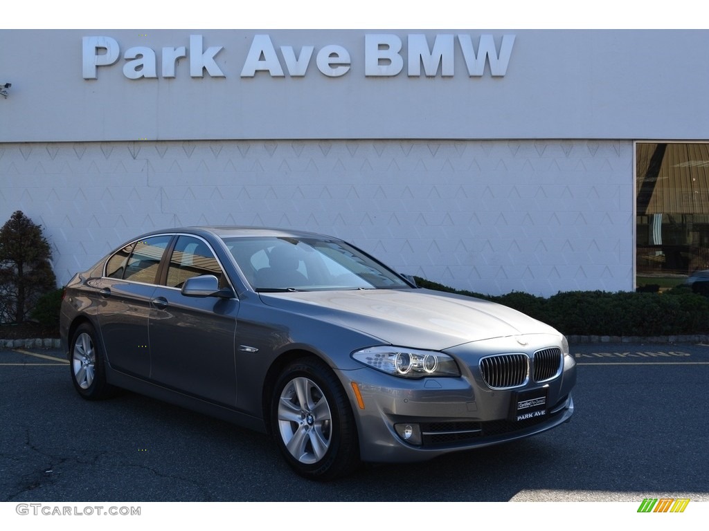 2013 5 Series 528i xDrive Sedan - Space Gray Metallic / Cinnamon Brown photo #1