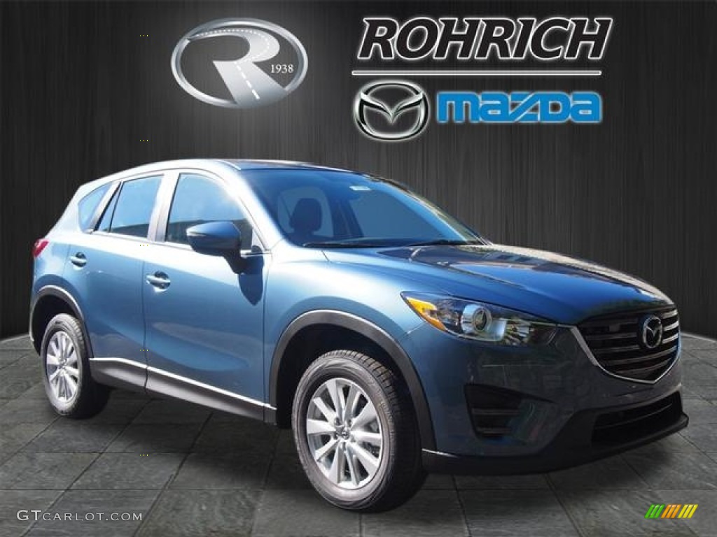 2016 CX-5 Sport AWD - Blue Reflex Mica / Black photo #1