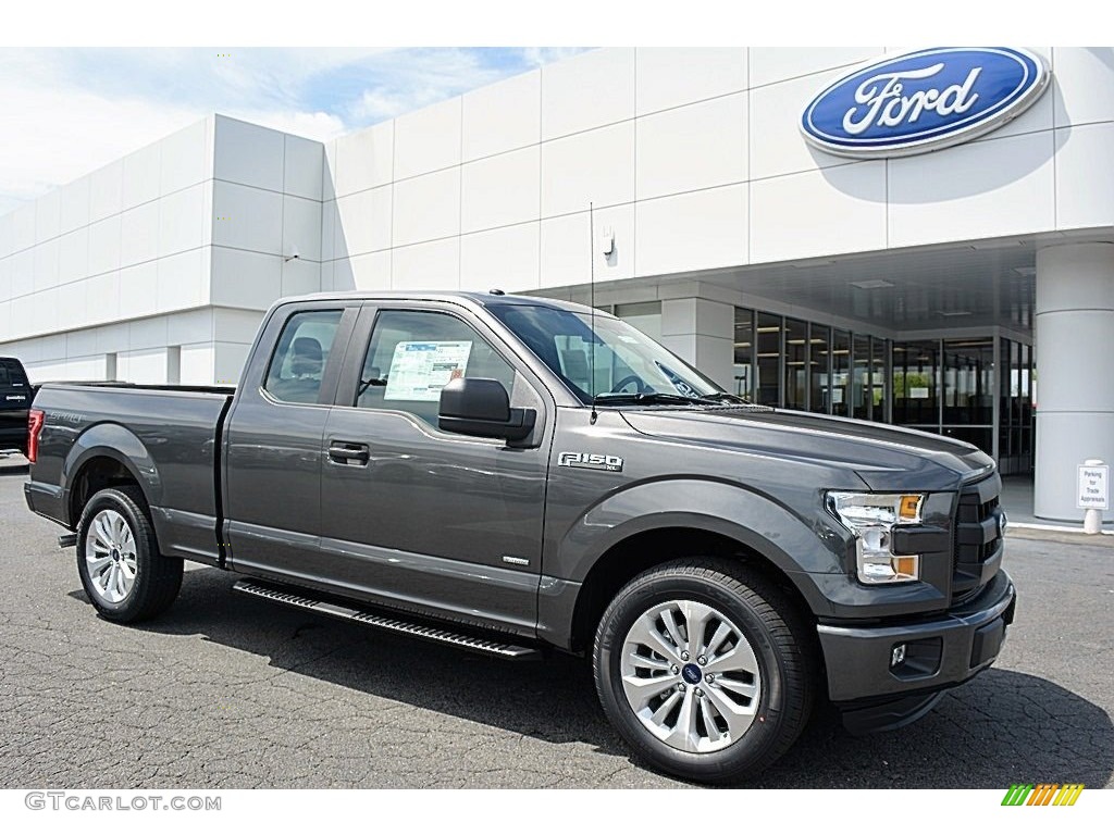 2016 F150 XL SuperCab - Magnetic / Medium Earth Gray photo #1