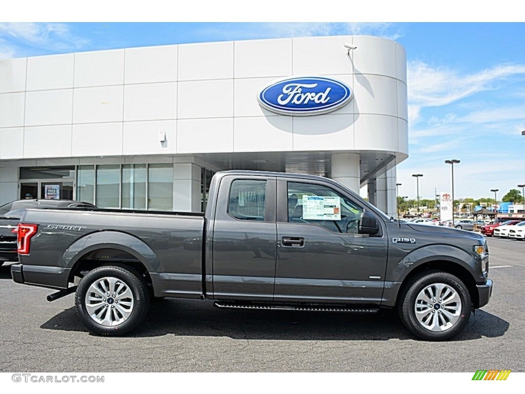 2016 F150 XL SuperCab - Magnetic / Medium Earth Gray photo #2