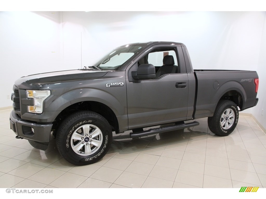 Magnetic 2016 Ford F150 XL Regular Cab 4x4 Exterior Photo #112320330