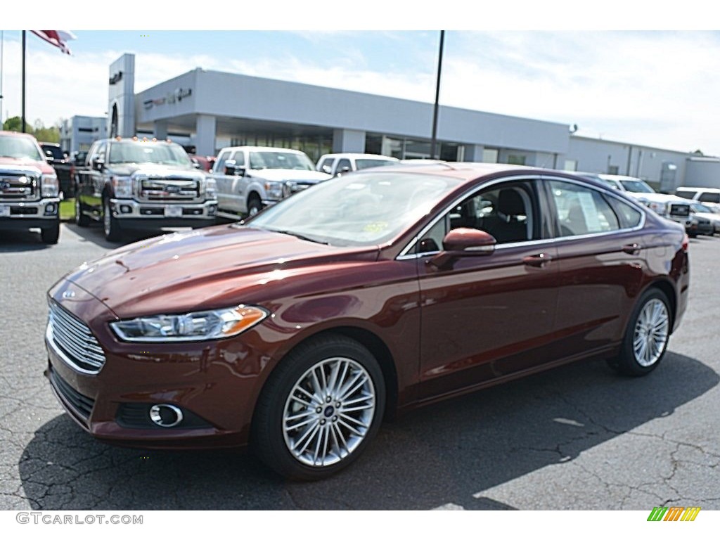 2016 Fusion SE - Bronze Fire Metallic / Charcoal Black photo #3