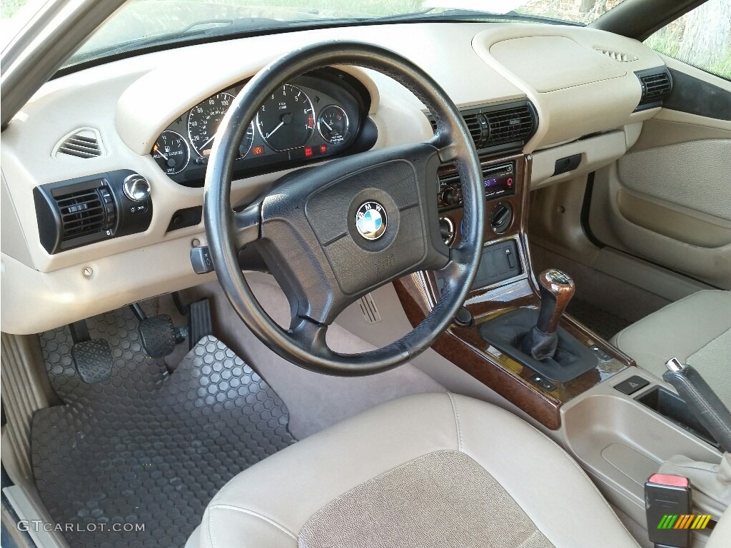 Beige Interior 1997 BMW Z3 2.8 Roadster Photo #112321644