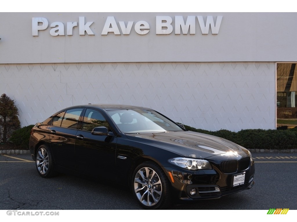 2016 5 Series 528i xDrive Sedan - Jet Black / Black photo #1