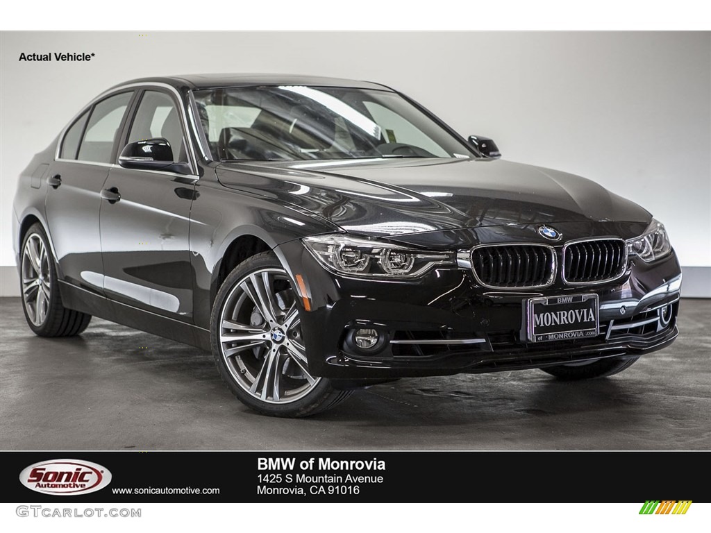 2016 3 Series 340i Sedan - Jet Black / Black photo #1