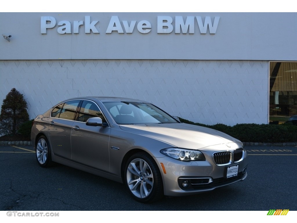 2016 5 Series 535i xDrive Sedan - Cashmere Silver Metallic / Mocha photo #1