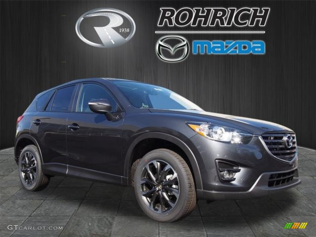 2016 CX-5 Grand Touring - Meteor Gray Mica / Black photo #1