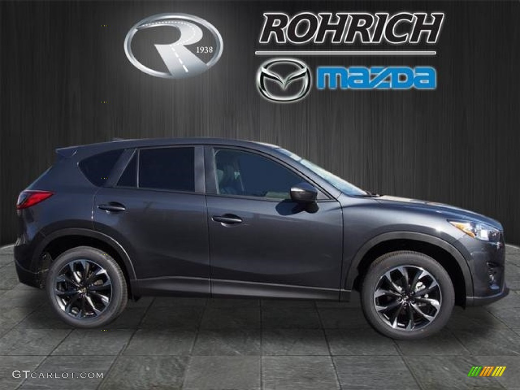 2016 CX-5 Grand Touring - Meteor Gray Mica / Black photo #2