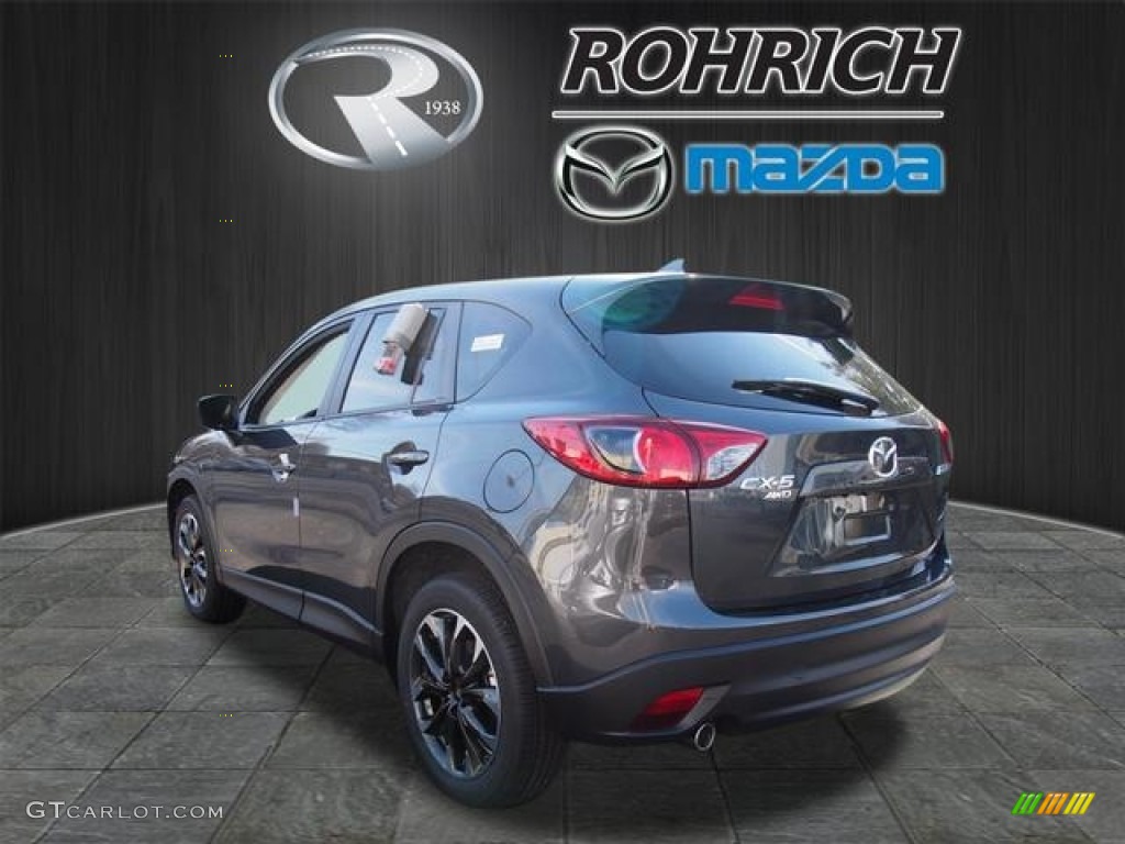 2016 CX-5 Grand Touring - Meteor Gray Mica / Black photo #3