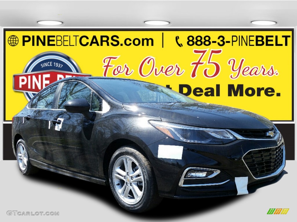 2016 Cruze LT Sedan - Mosaic Black Metallic / Jet Black photo #1