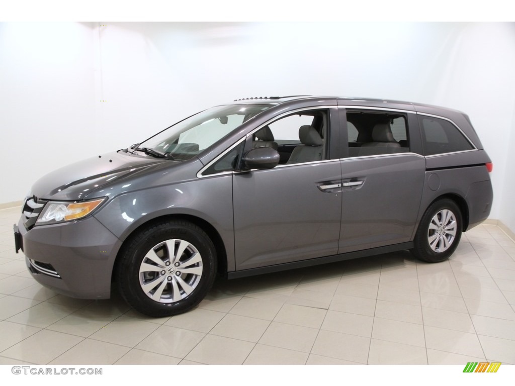 Modern Steel Metallic 2014 Honda Odyssey EX-L Exterior Photo #112323705