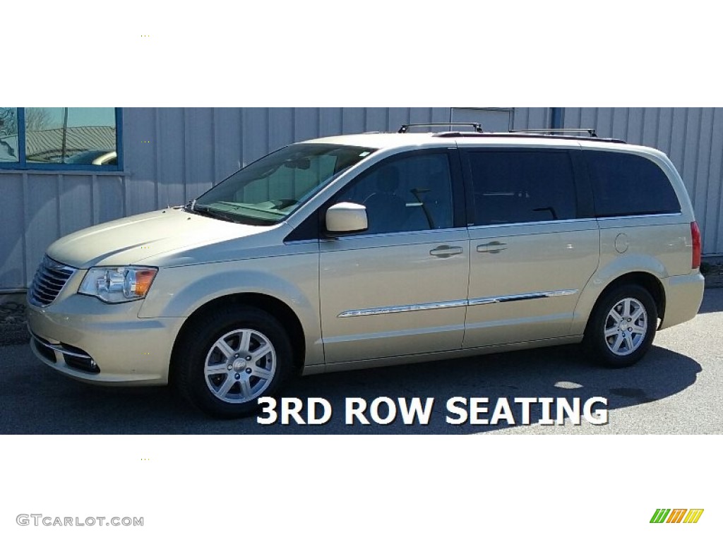 2011 Town & Country Touring - White Gold Metallic / Dark Frost Beige/Medium Frost Beige photo #1