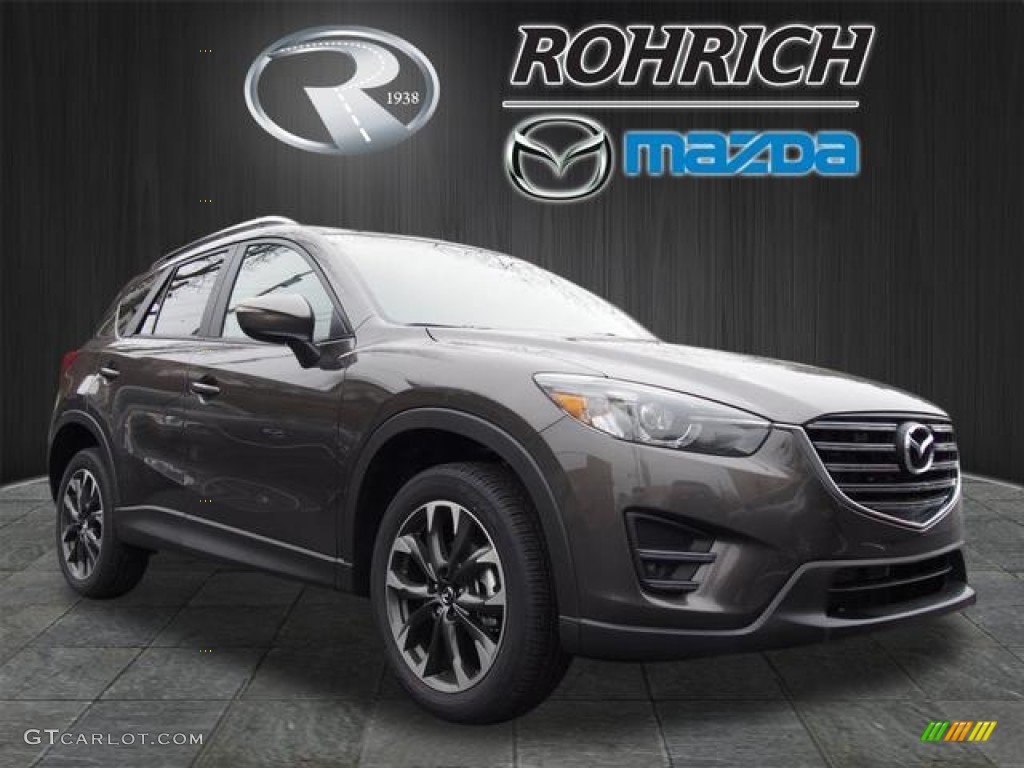 2016 CX-5 Grand Touring - Sonic Silver Metallic / Black photo #1