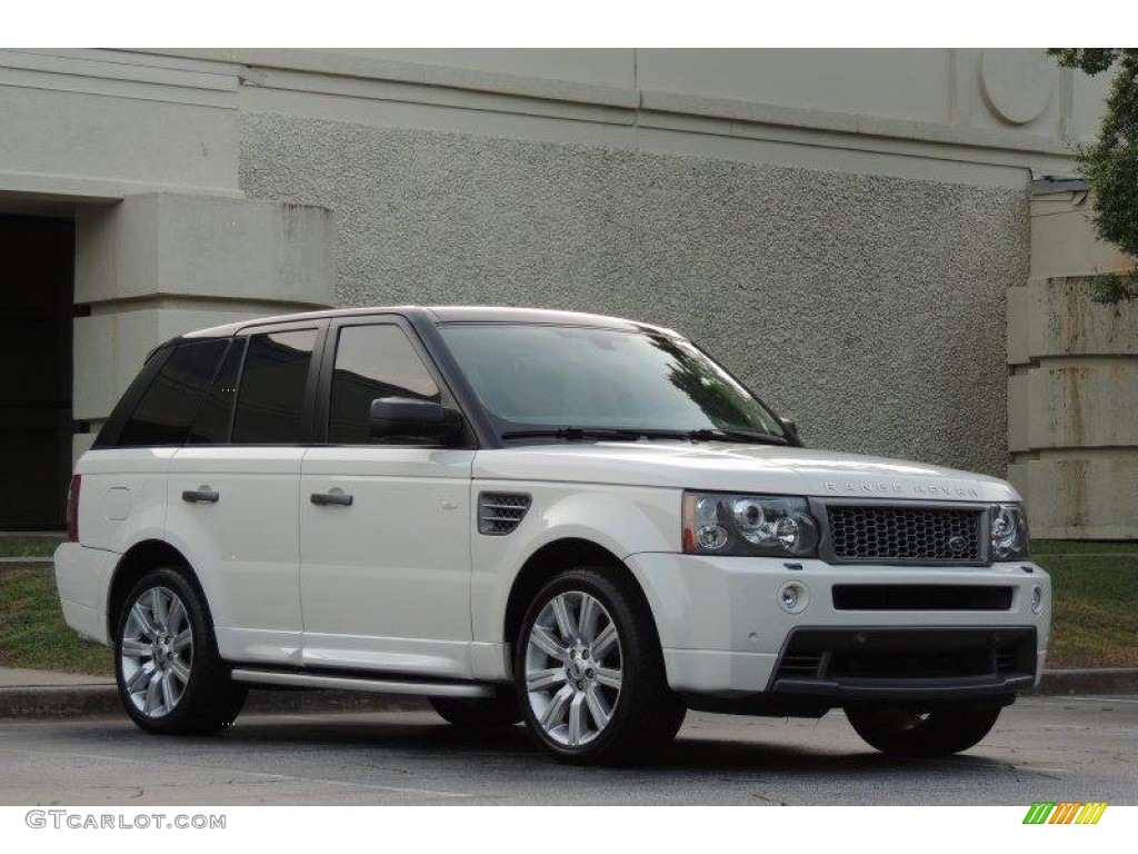 2009 Range Rover Sport Supercharged - Alaska White / Almond/Nutmeg photo #3