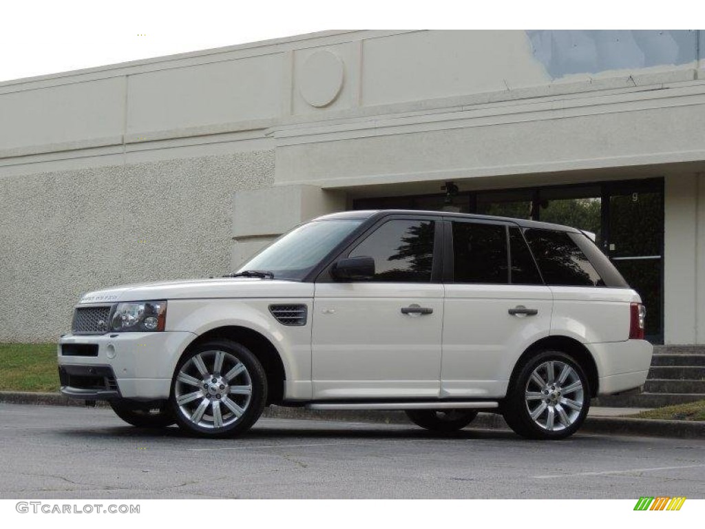 2009 Range Rover Sport Supercharged - Alaska White / Almond/Nutmeg photo #4