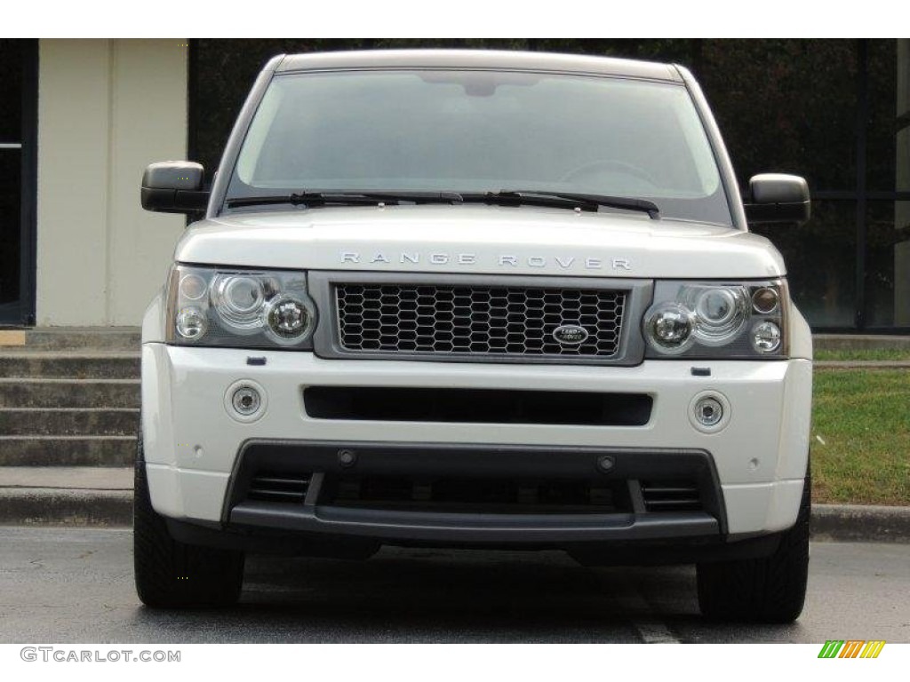 2009 Range Rover Sport Supercharged - Alaska White / Almond/Nutmeg photo #5