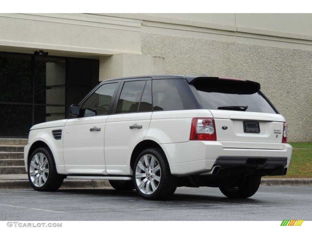 2009 Range Rover Sport Supercharged - Alaska White / Almond/Nutmeg photo #6